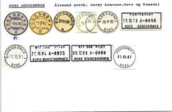 Stempelkatalog,6092 Eggesbønes, Ålesund postk., Herøy komm.,