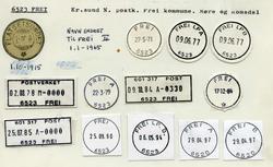 Stempelkatalog 6523 Frei, (Fredø, Flatsetsundet), Kristiansu