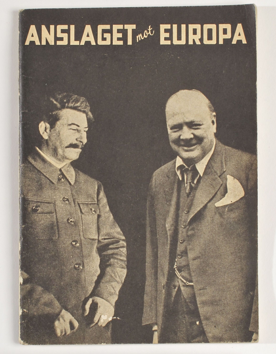 Stalin og Churchill avbildet på forsiden