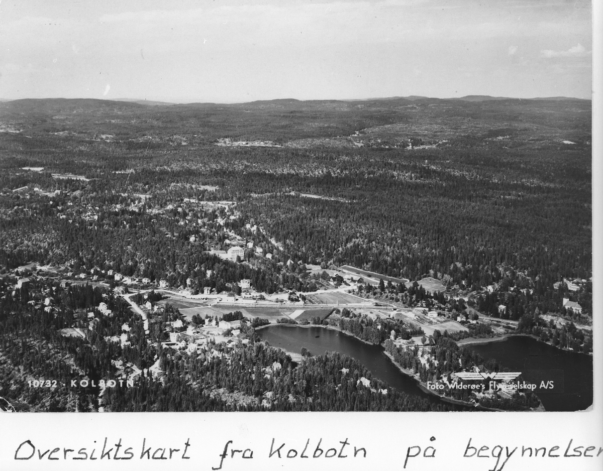 Flyfoto av Kolbotn.
