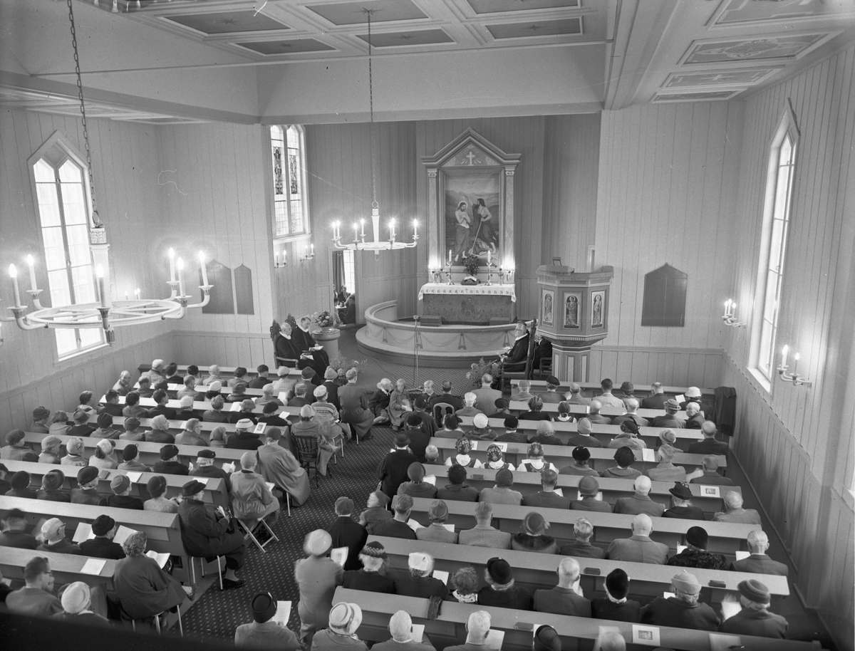 Langset Kirke. 100 års jubileum. 18. okt. 1959.