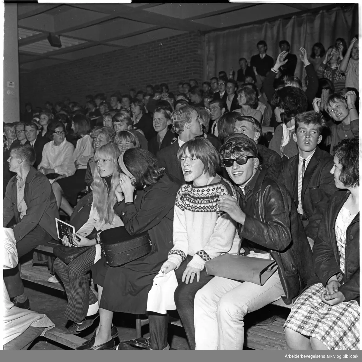The Rolling Stones spiller på Sjølyst,.24. juni 1965