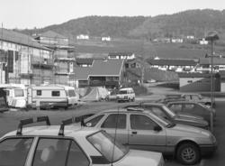 Nesset Sparebank under bygging.