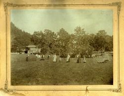 Slåttonn på Klokkargarden, Bergsvika..(Bildet finnes også i 