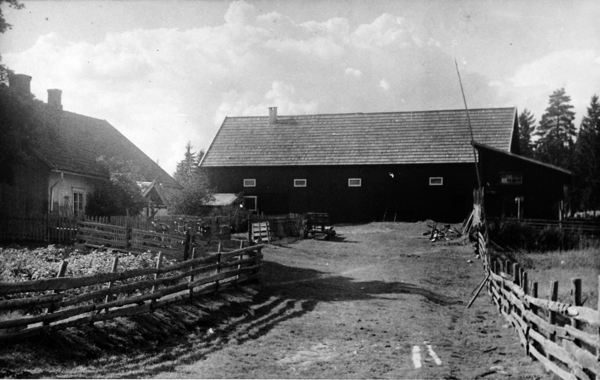 Småbruk, Hageberg, Ringsaker, ca. 1950.