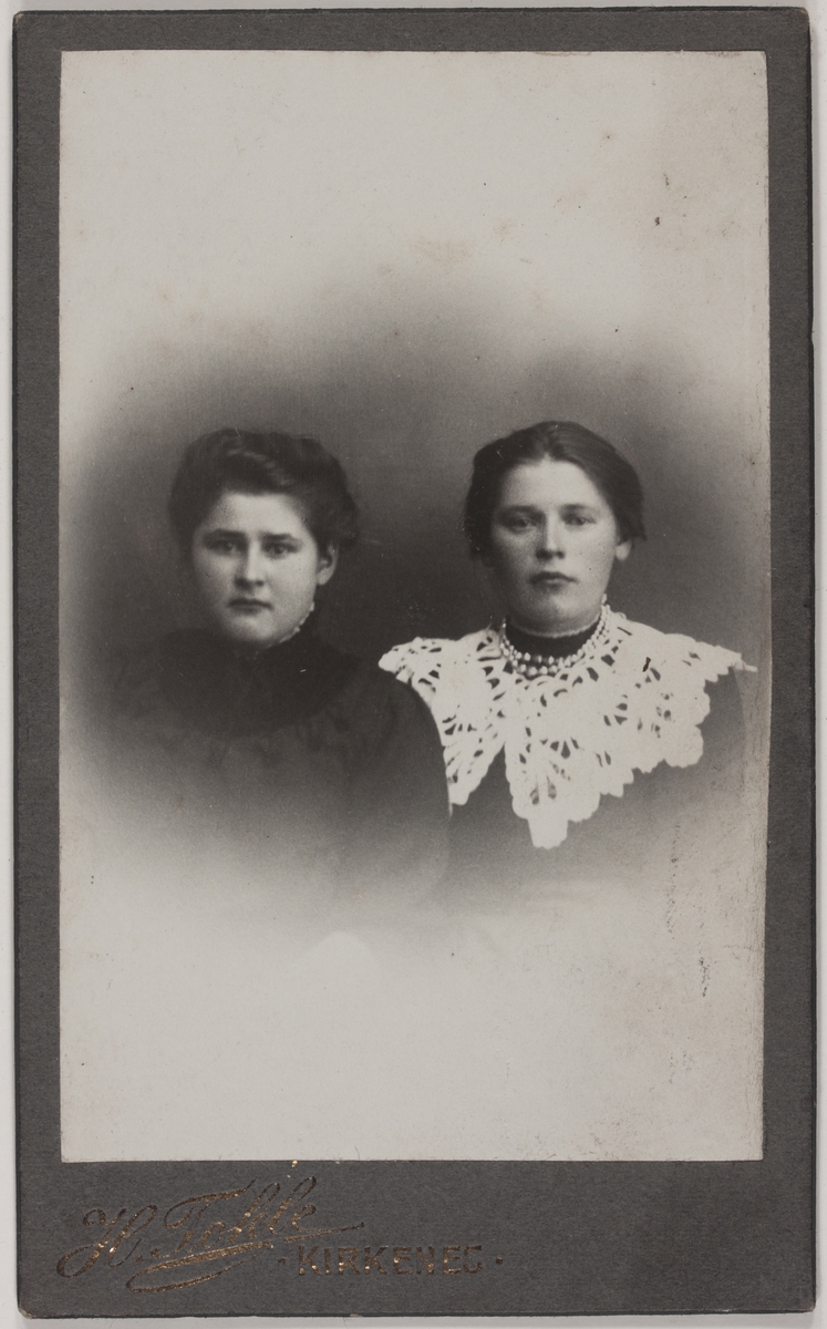 Visittkortfotografi.Lydia og Aline Bedari, 1910 ?