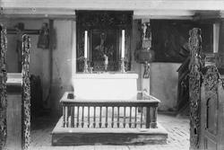 Kapellet i Austråttborgen, før brannen i 1916.