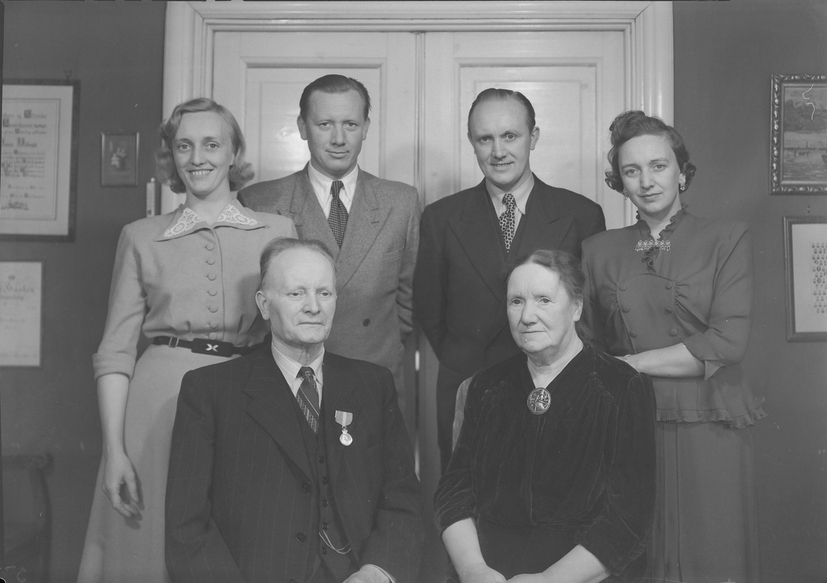 Hans Olaf Lund Viksjø med familie