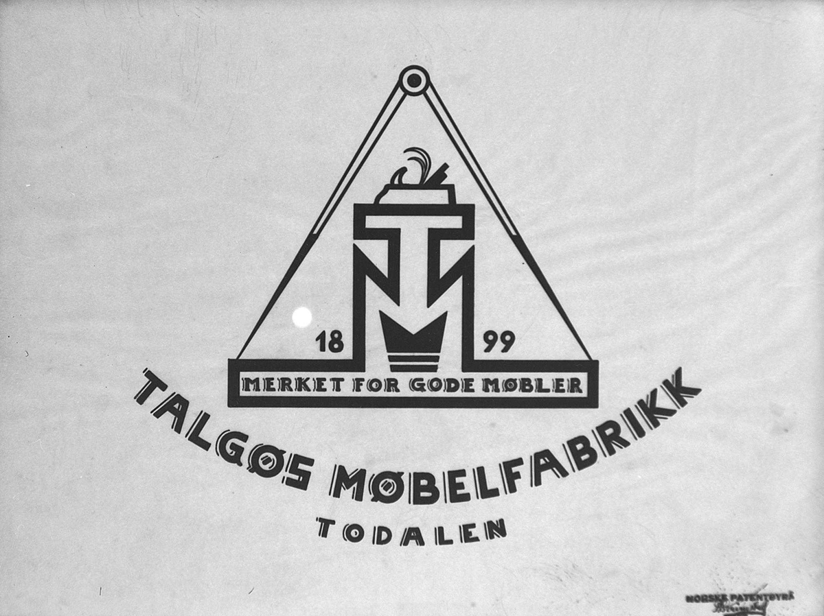 Logo for Talgøs Møbelfabrikk i Todalen