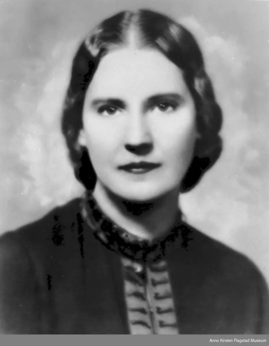 Kirsten Flagstad. Portrett 1935. Kirsten Flagstad. Portrait 1935