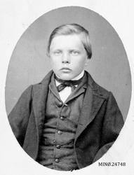 Portrett av ung mann - Anders A. Urset, født 1860