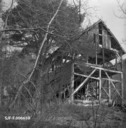 Saghus på eiendommen Mek eller Kvam (gnr. 22. bnr. 1) i Bols