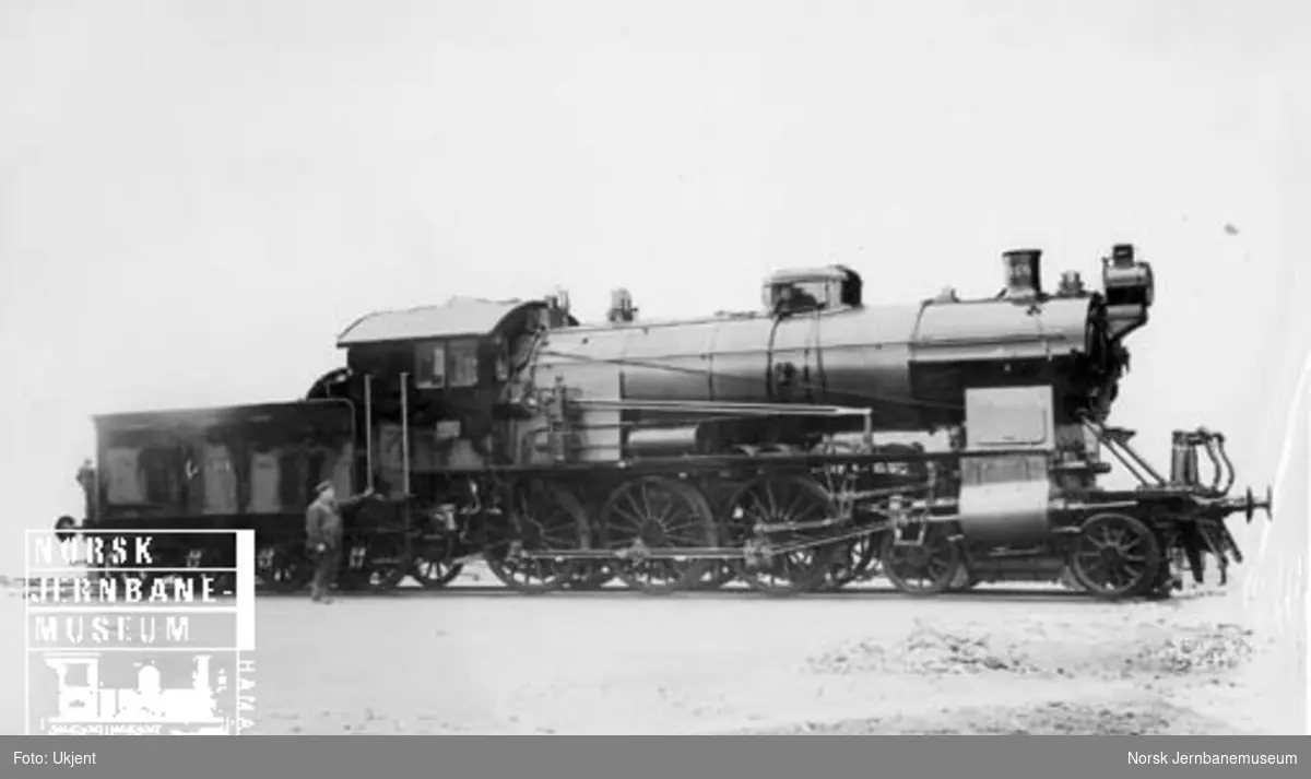 Leveransefoto av damplokomotiv type 30b nr. 359
