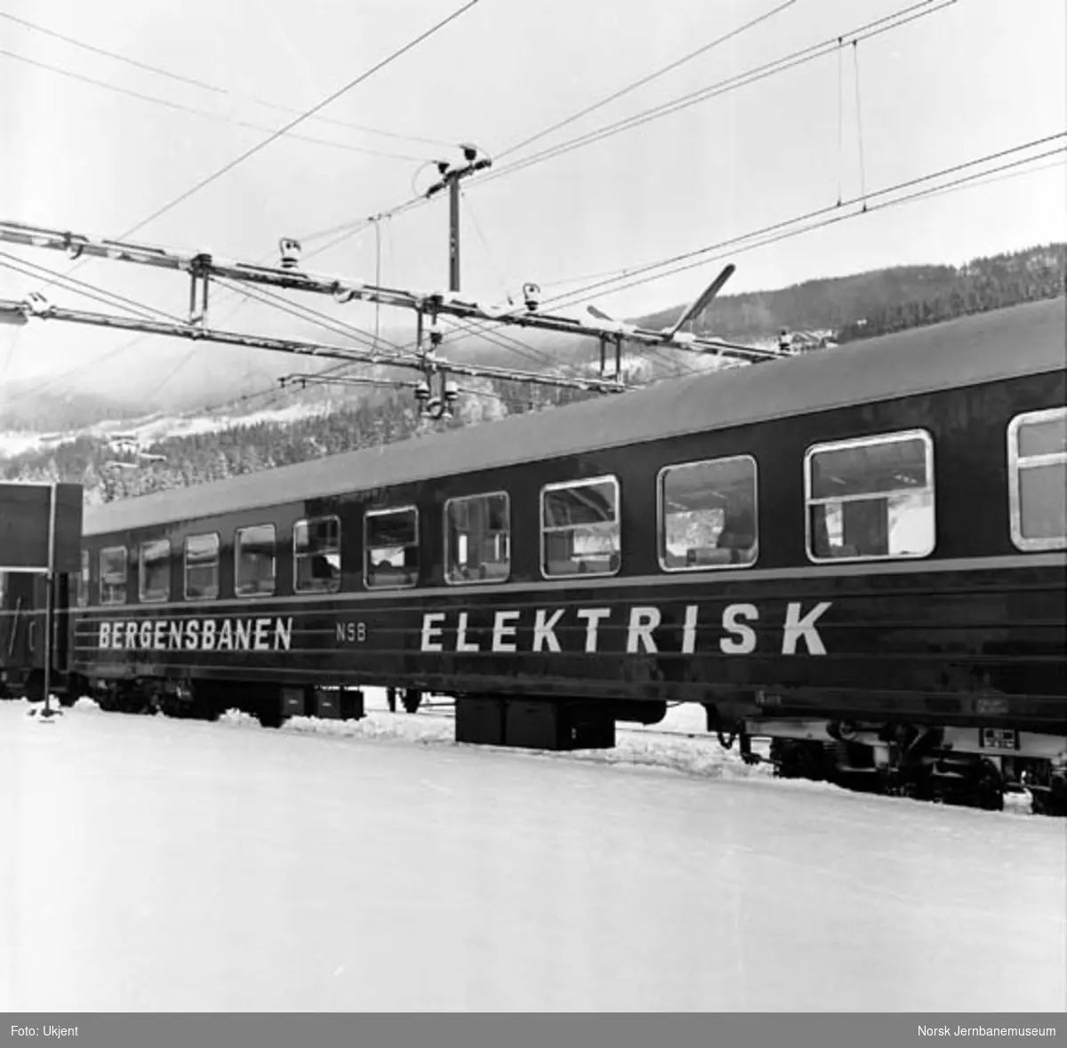 Bergensbanen elektrisk : åpningtoget