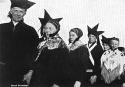 Samisk brudefølge i Karasjok.