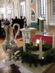 Første søndag i advent, åpning av kirkeåret. Sarpsborg kirke