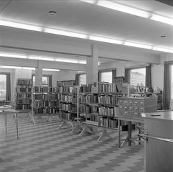 Bøler, Oslo, 06.01.1962. Deichmanske bibliotek, filial. Inte