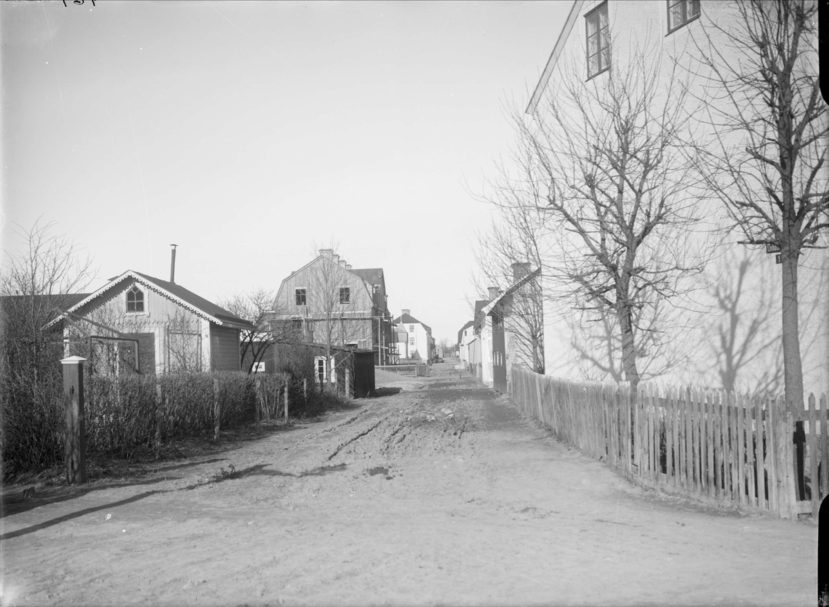 Dalgatan - Börjegatan, Luthagen, Uppsala 1908
