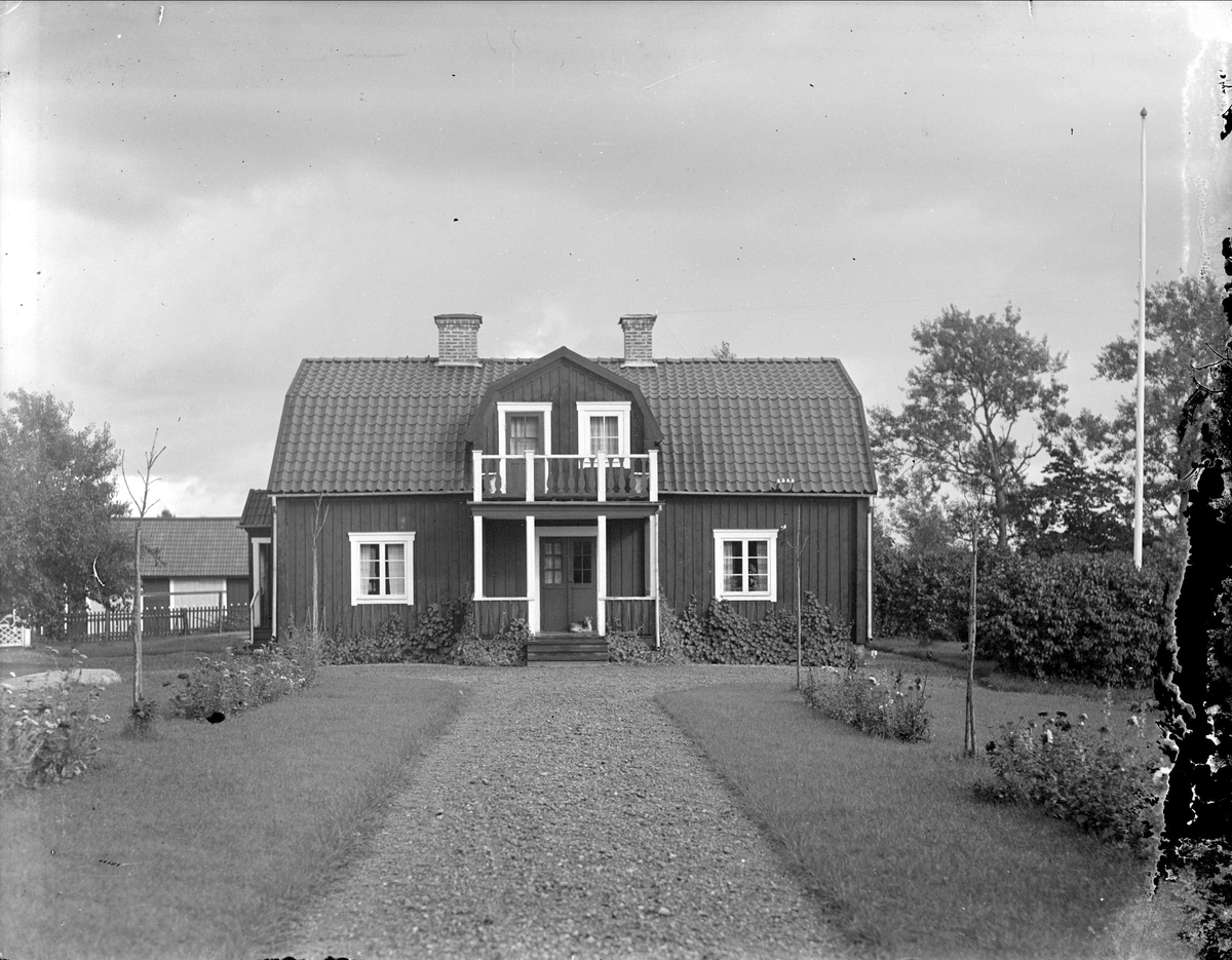 Faringe prästgård, Faringe socken, Uppland 1932