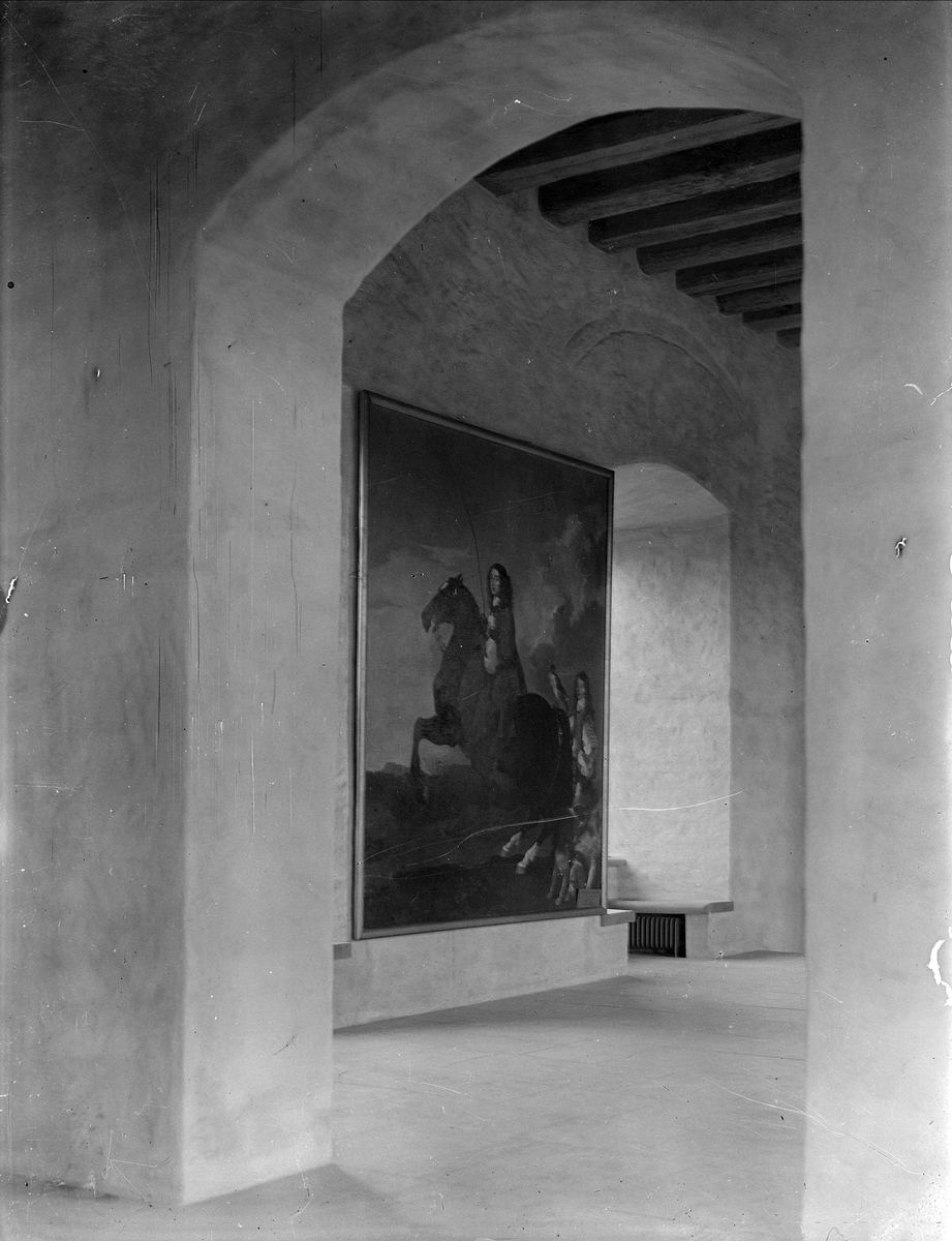 Interiör i Uppsala slott, Uppsala 1932