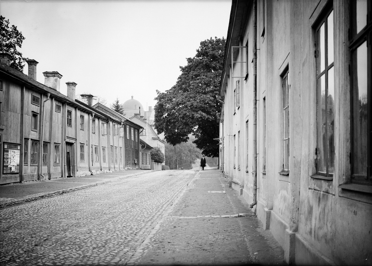 Övre Slottsgatan, Uppsala, sannolikt 1930-tal