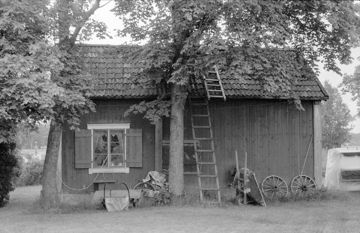 Enkelstuga, Lövsta 6:1, Bälinge socken, Uppland 1976