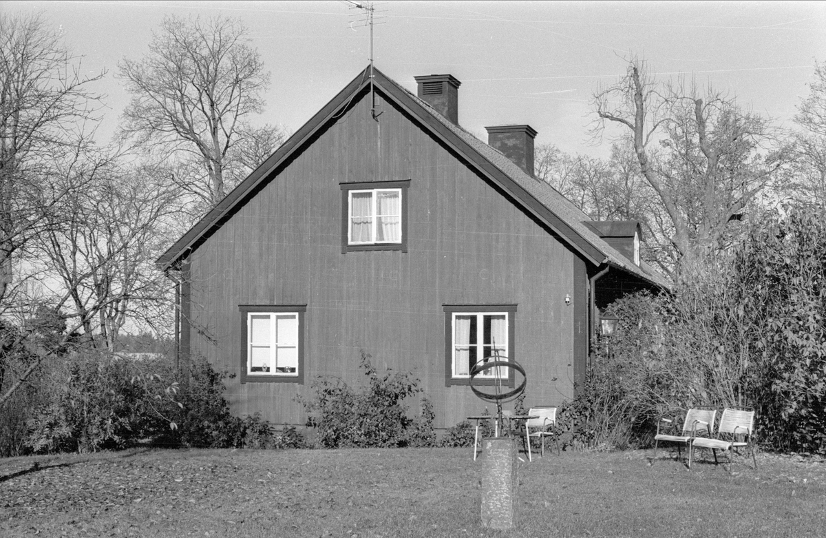 Bostadshus, Prästgården, Gamla Uppsala, Gamla Uppsala socken, Uppland 1978