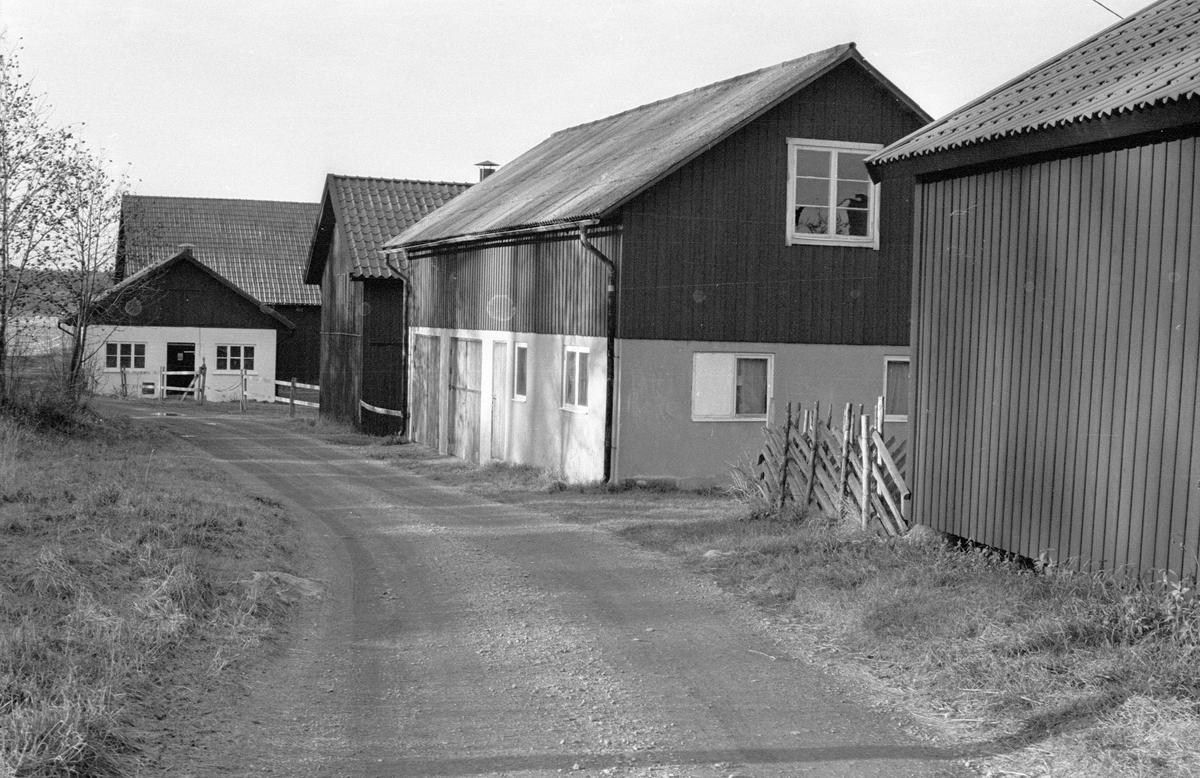 Svinhus, lider, lada, magasin och bod, Lilla Djurgården, Danmarks socken, Uppland.