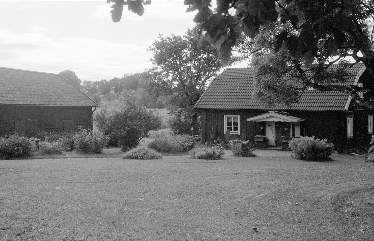 Bodlänga och bostadshus, Lilla Väsby 1:10, Almunge socken, Uppland 1987