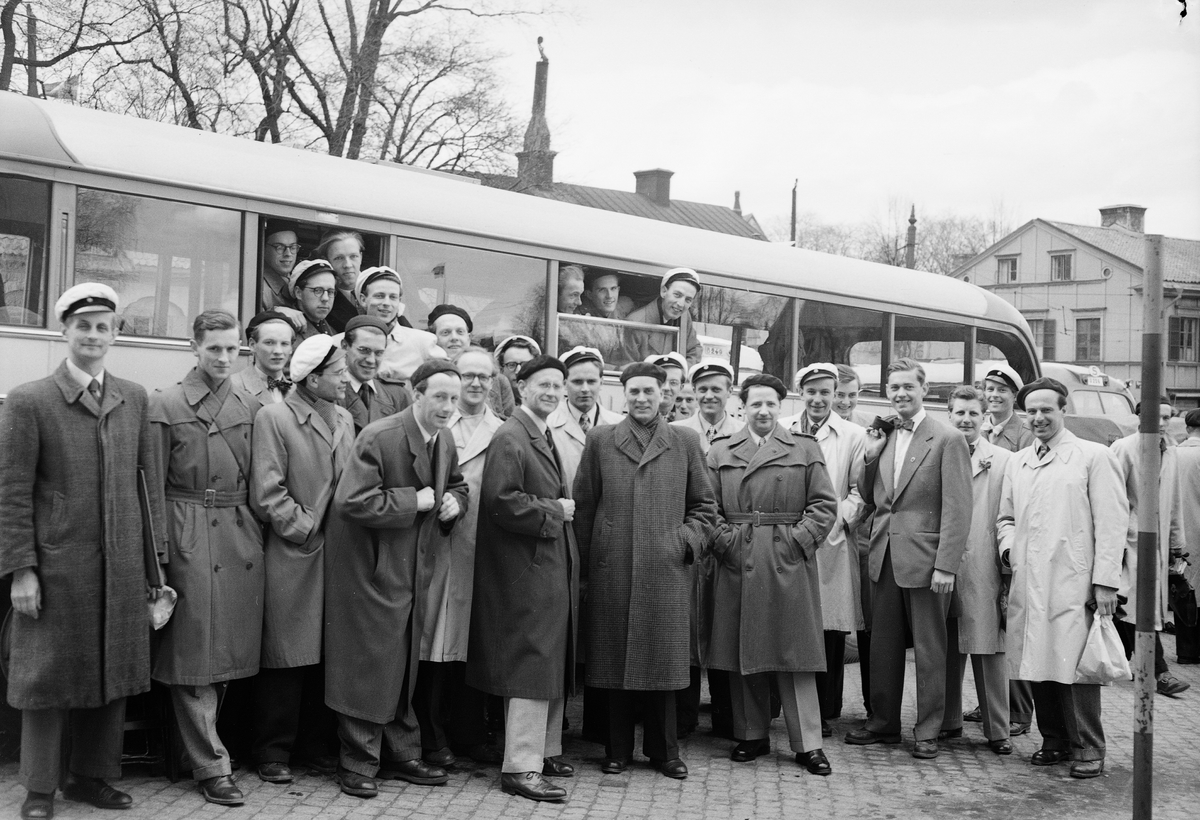 Allmänna sången reser till Finland, Uppsala maj 1951