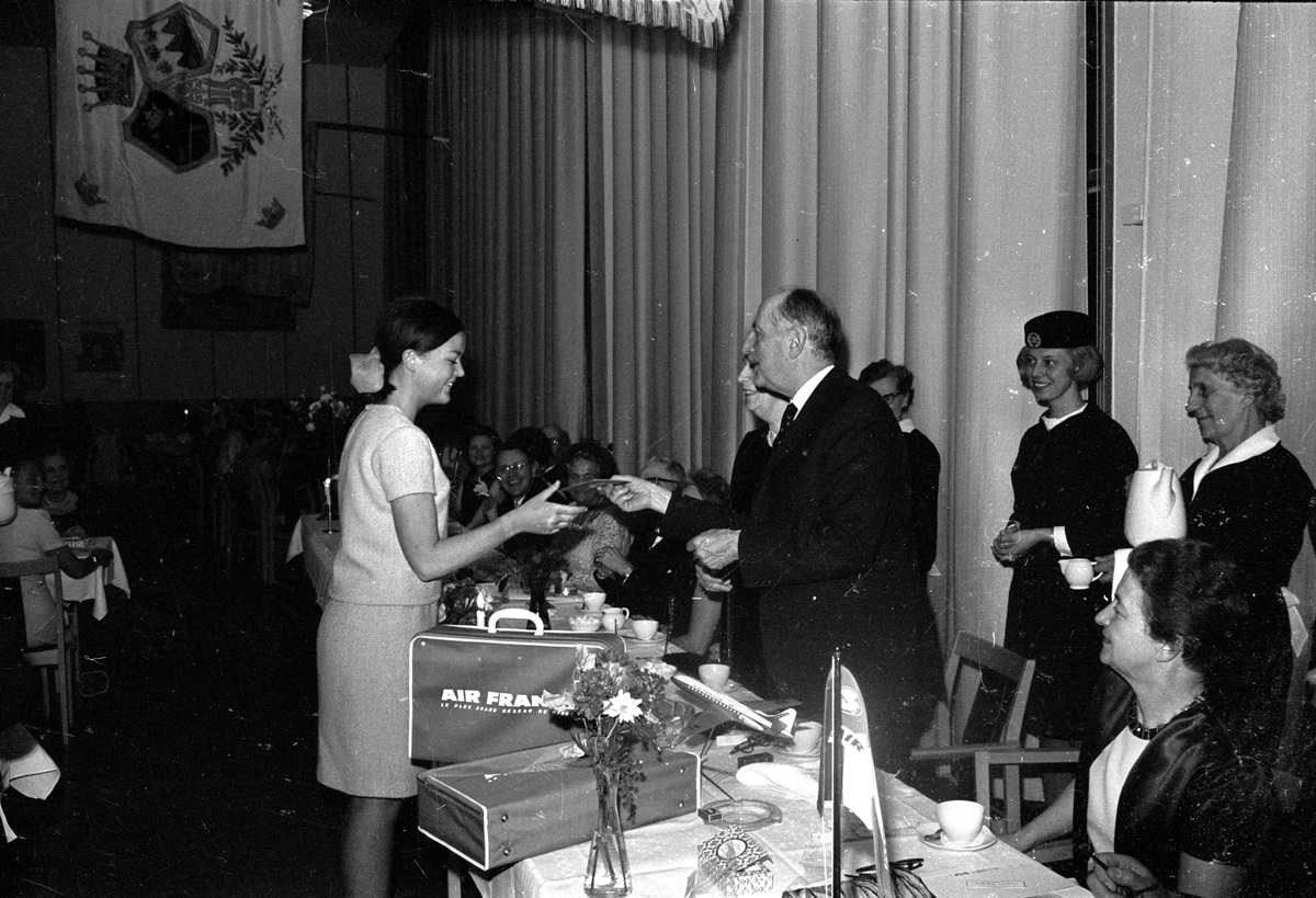 Alliance Francaise får ambassadörbesök, Uppsala maj 1966