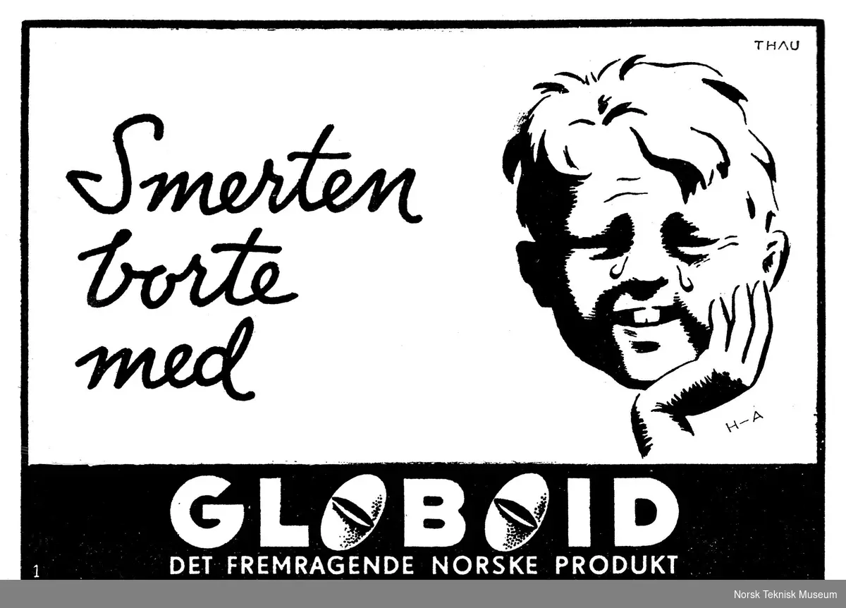 Reklameannonse for Globoid i Allers nr 9, 29. februar 1936, s. 42