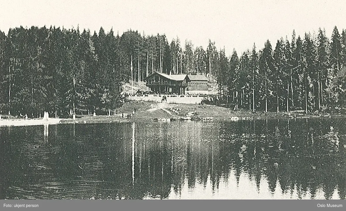 tjern, skog, Peisestuen