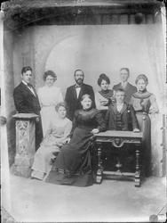 Anders Severin Dancke med familie.