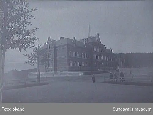 Sundsvall flickläroverk. Flickskola uppförd 1891-1993.