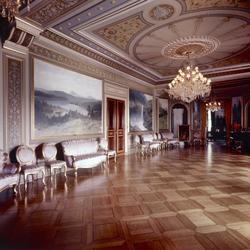 Fritzøehus slott, interiør, malerisal