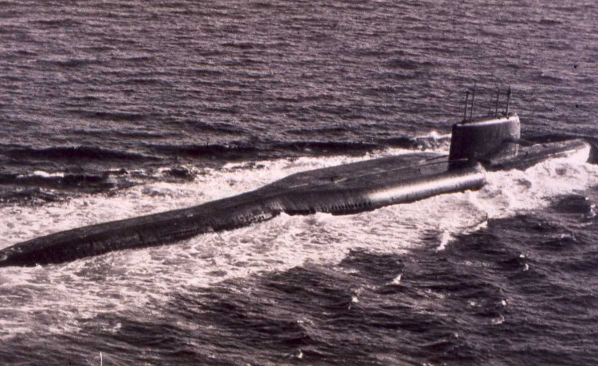 Russisk ubåt av Yankee - klassen.