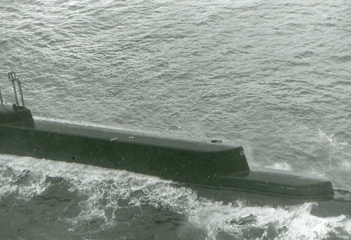 Russisk ubåt av Golf - klassen.