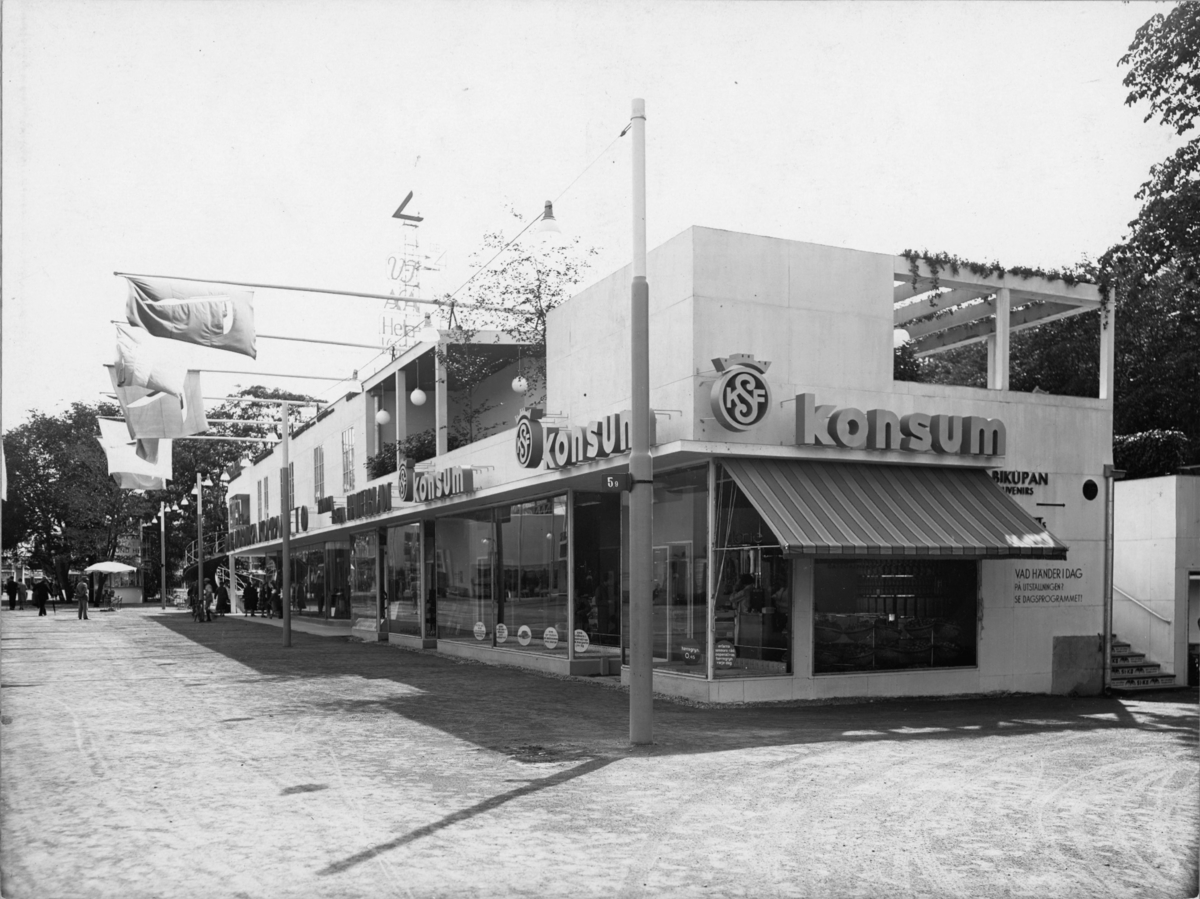 Stockholmsutställningen 1930
Corson, butiker med bl a Konsum