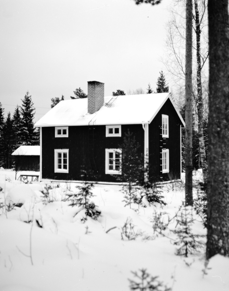 Timmerstuga, Snickarens hus
Exteriör, i snölandskap