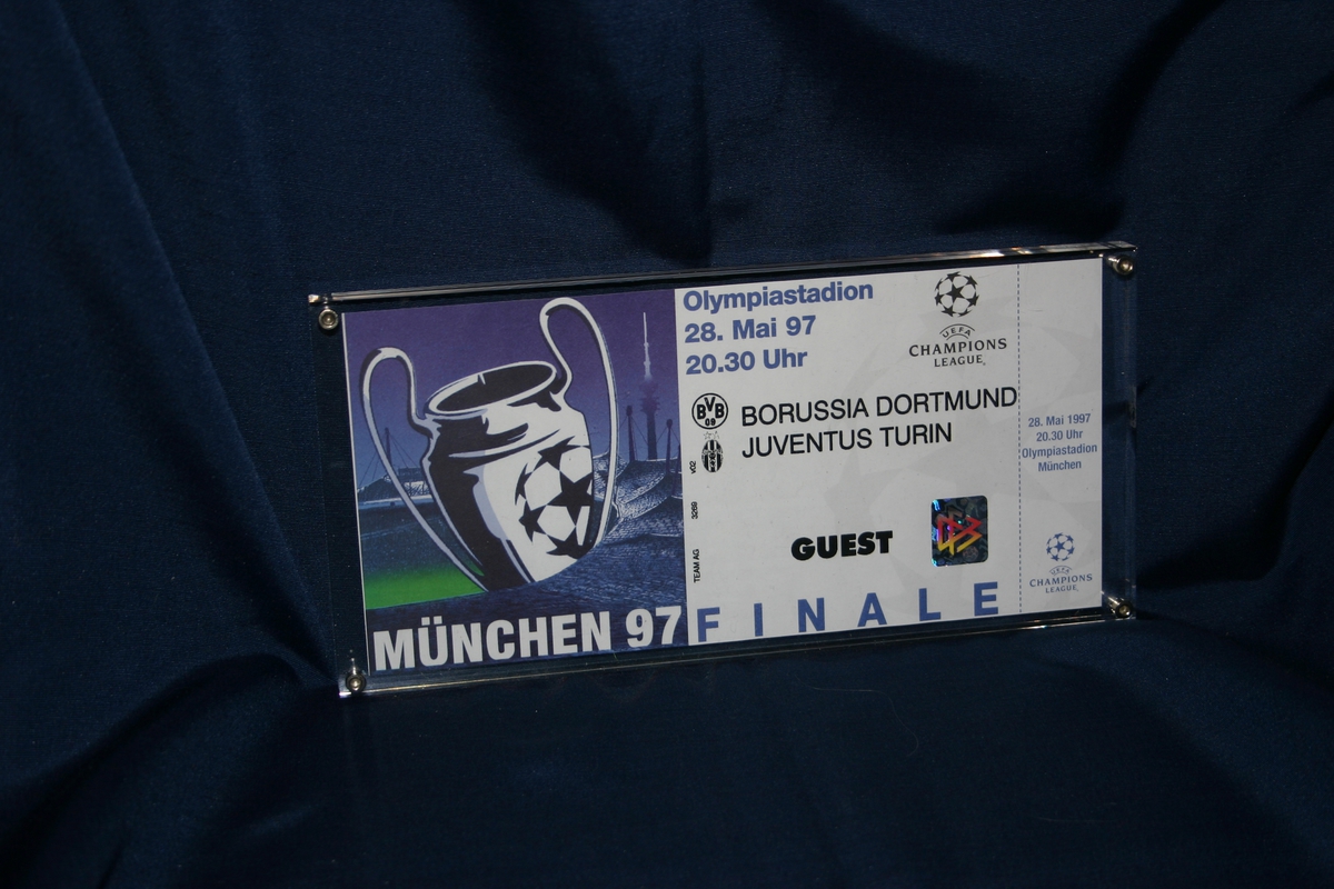 UEFA Champions League Finale Olympiastadion Munchen 28.05.1997