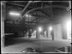 Hafslund Karbidfabrikk.interiør, industrihall.
Påskrift neg
