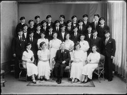 Avgangselever ved Sarpsborg høiere Almenskole,  ca. 1931-38