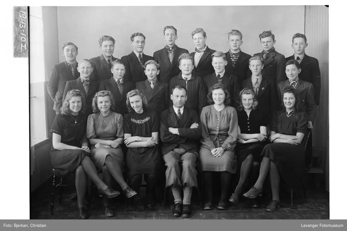 Levanger Realskole, 2. klasse i 1943