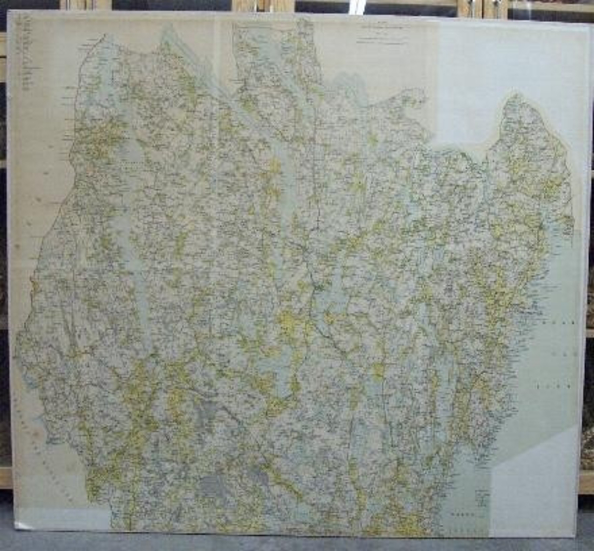 Häradskarta över norra delen av Älvsborgs län