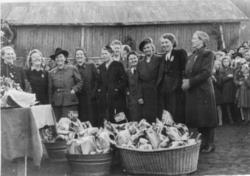 Mai-juni 1945. Fra avskjedsfesten for de russiske krigsfange