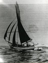 Jekt med saltfisklast