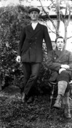 Johan O. Evenstad og Arthur Prestvik