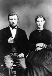 Matheus Gedius Larsen og Margrethe Ingebrigtsen
Larsen