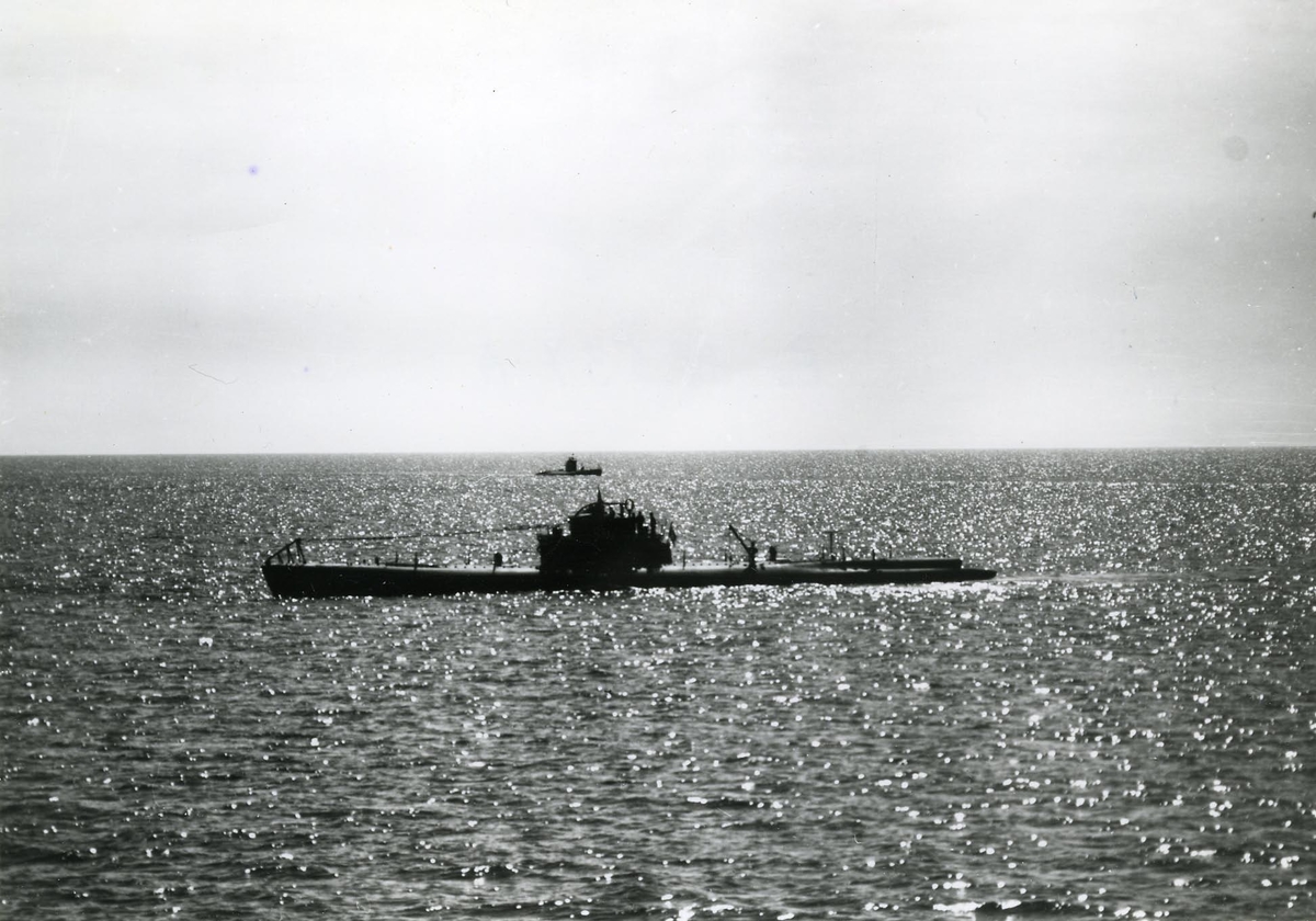 Ubåten Sjöhunden, år 1954.